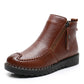 Chaussures d'Hiver Confortable pour Maman, Bottines d'hiver, femme, en Cuir pour confort