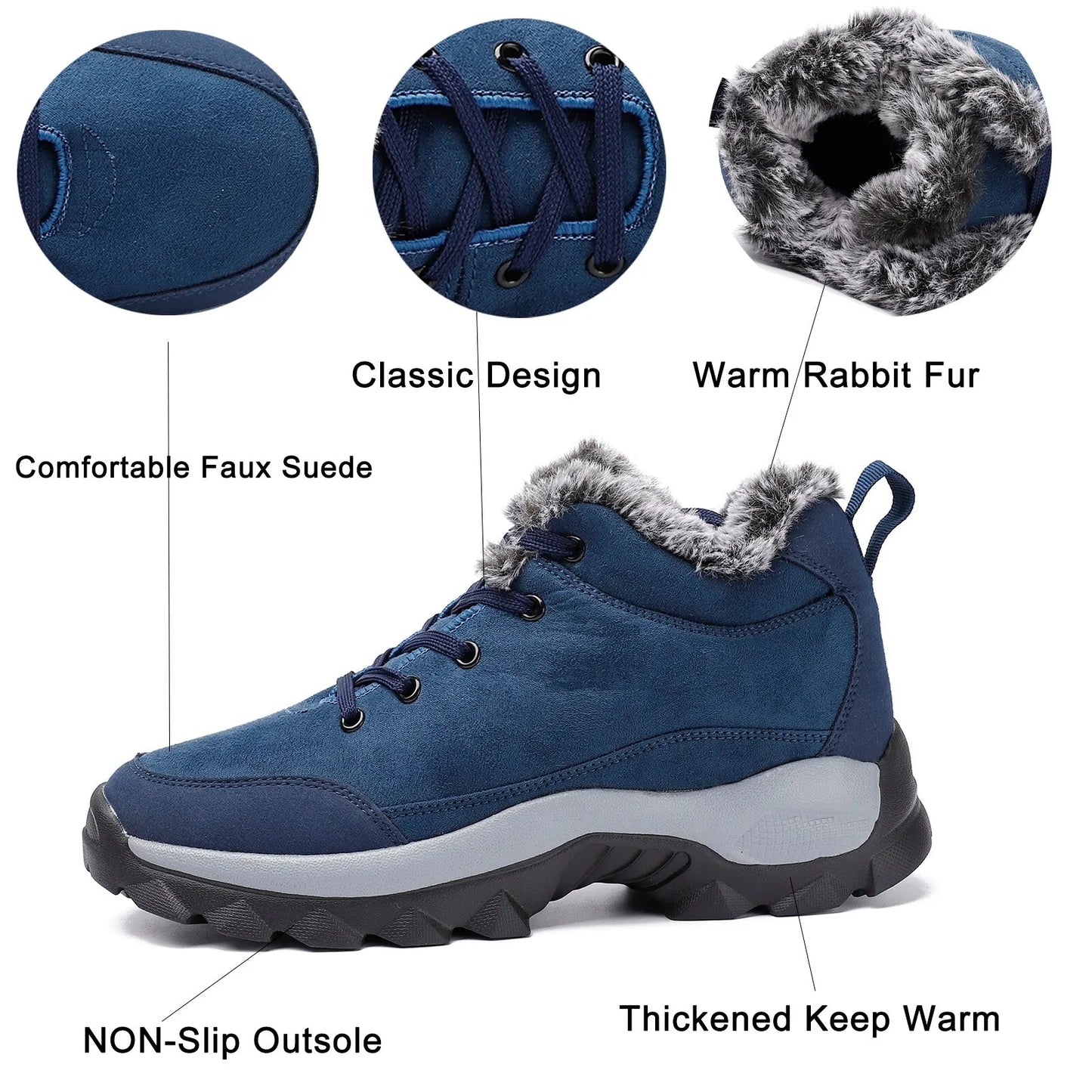 Automne-Hiver 2023 : Bottes de neige Hiver chaude