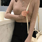 Pullover tricoté Femme à Col Montant  - Mode Hiver 2023/24