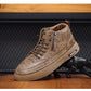 Boots Streetwear en cuir - Mode Homme Hiver  - 2023-2024