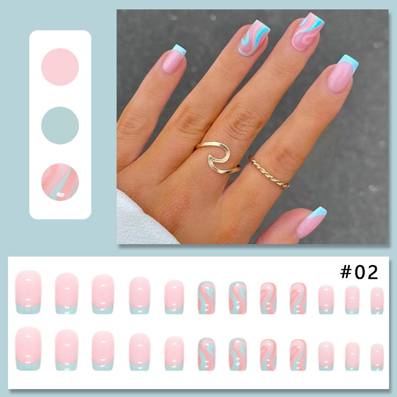 Ongle de Beauté décorés - French Love