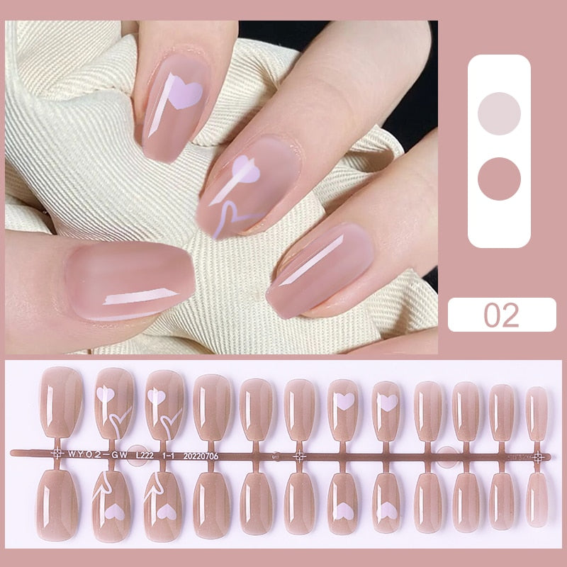 Ongle de Beauté décorés - French Love