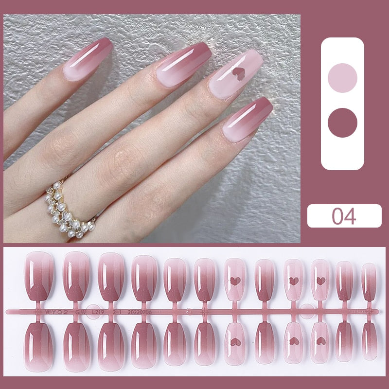 Ongle de Beauté décorés - French Love