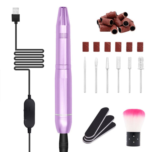 teelty - Ponceuse à ongles électrique USB Rechargeable (compris accessoires)