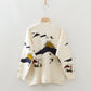 Cardigan d'Hiver imprimé