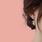 Boucles d'oreilles "Oursons Mignons"-  plaqué Or